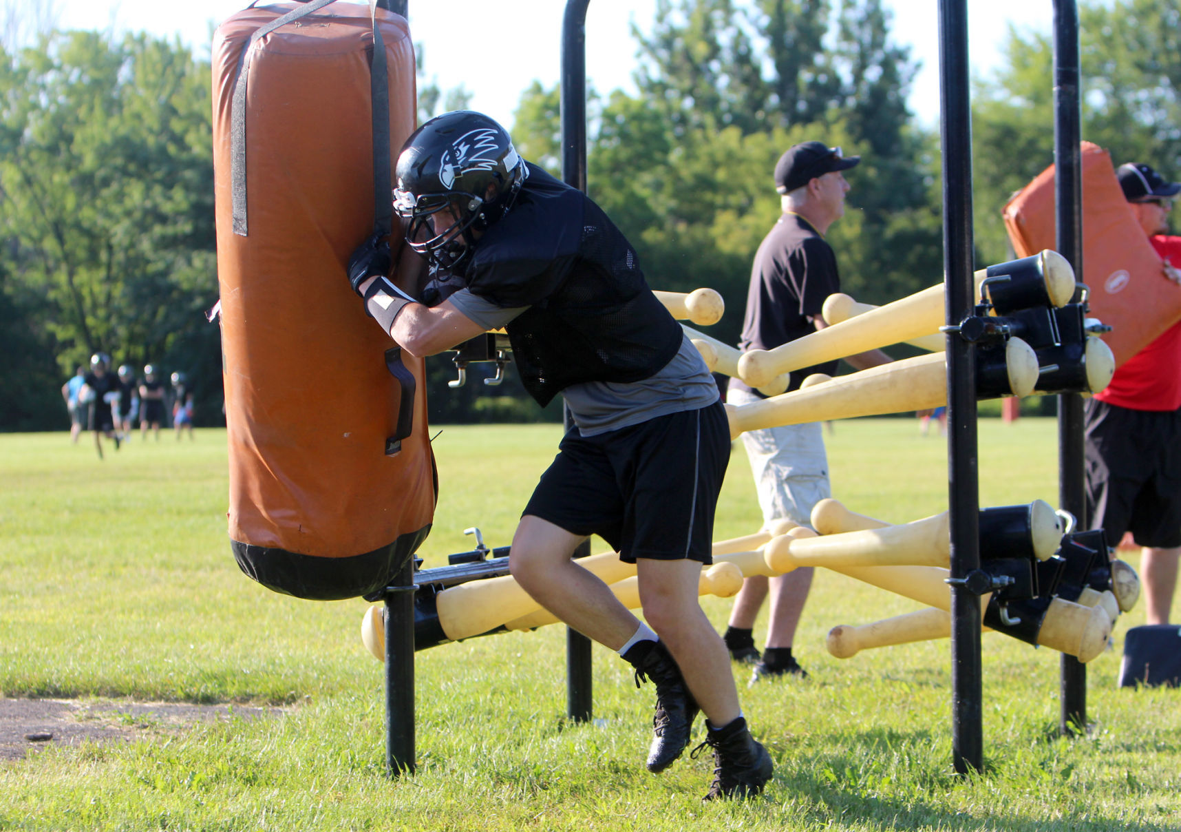 Bloomer football practice 8-8-19